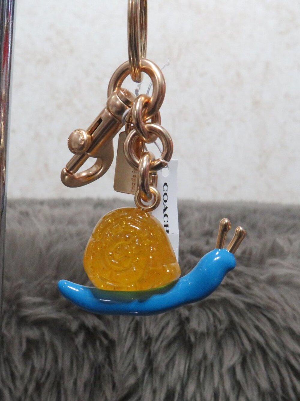 Coach Observed By Us Snail Bag Charm (Multicolor)